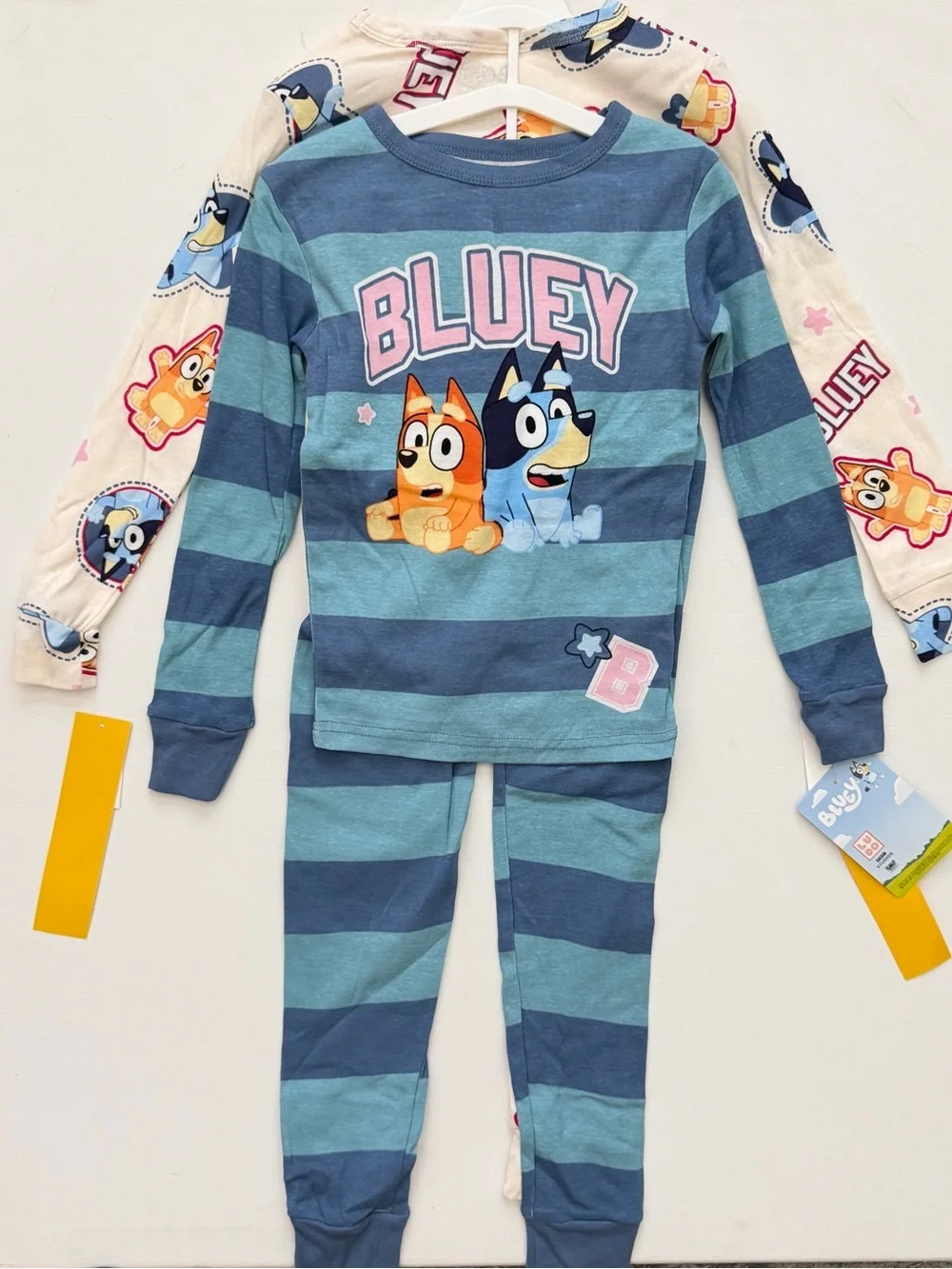 BLUEY Kids Striped Pajama Set Size 6